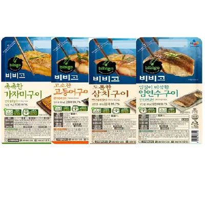 비비고 본사배송 비비고 냉장 생선구이 9봉 (고등어3+삼치3+가자미3)