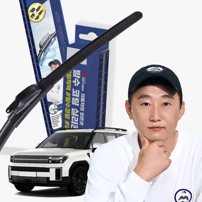 나튜버 자동차의모든것 초간단 발수코팅 실리콘 국산차 와이퍼 현대 싼타페 그랜저 쏘나타 어댑터 5종포함