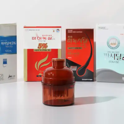 웰콤 미녹시딜빗 탈모약 도포 발모빗 흘러내리지 않고 15번 빗질로 탈모치료 끝 국산