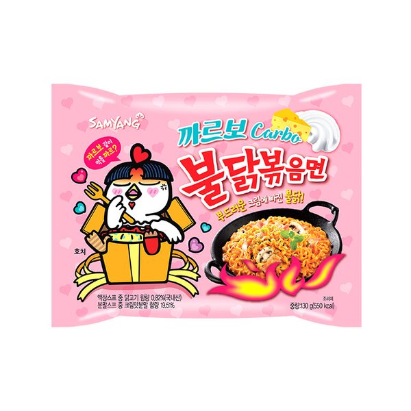 삼양 까르보 불닭볶음면, 130g, 16개